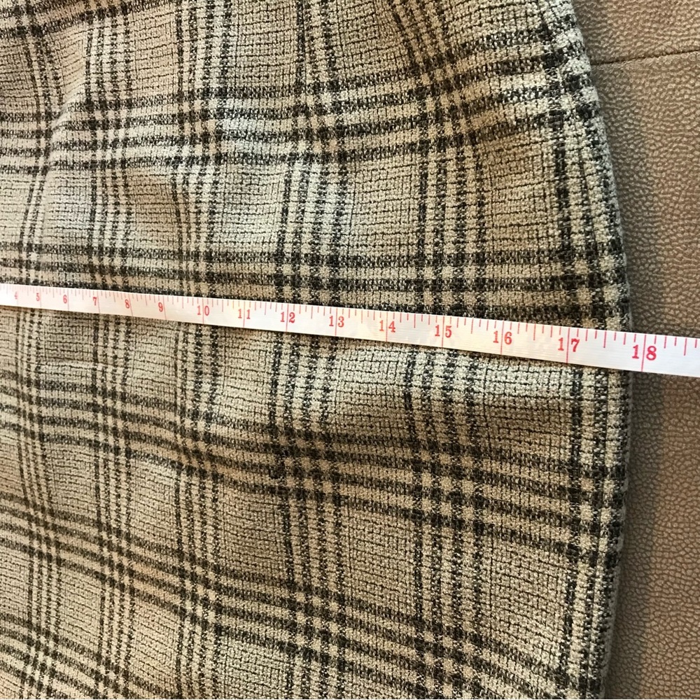 EUC Jones New York tweed wool Plaid Women's pencil Skirt - Picture 7 of 10